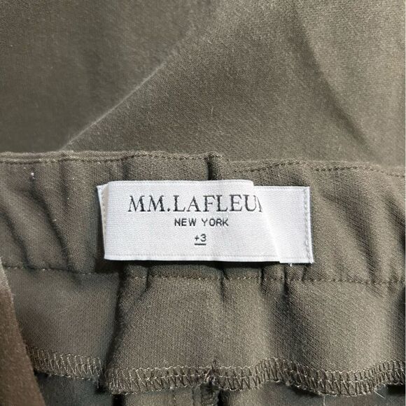 MM Lafleur Foster Cigarette Pants PowerStretch Dark Olive Plus Size 3x - Picture 7 of 8